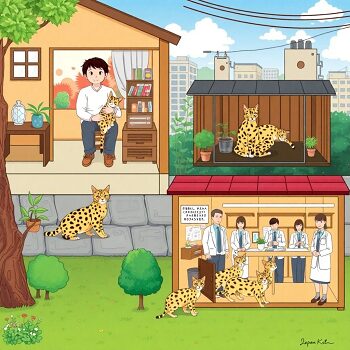 サーバルキャットを飼ってる人