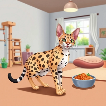 サーバルキャットと似た猫:ベンガル