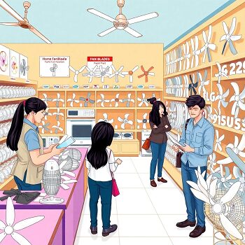 扇風機の羽だけ売ってる実店舗①