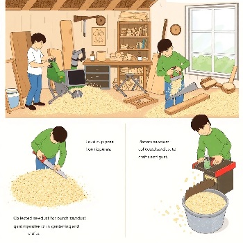 おがくずの作り方:自宅で簡単に作る方法